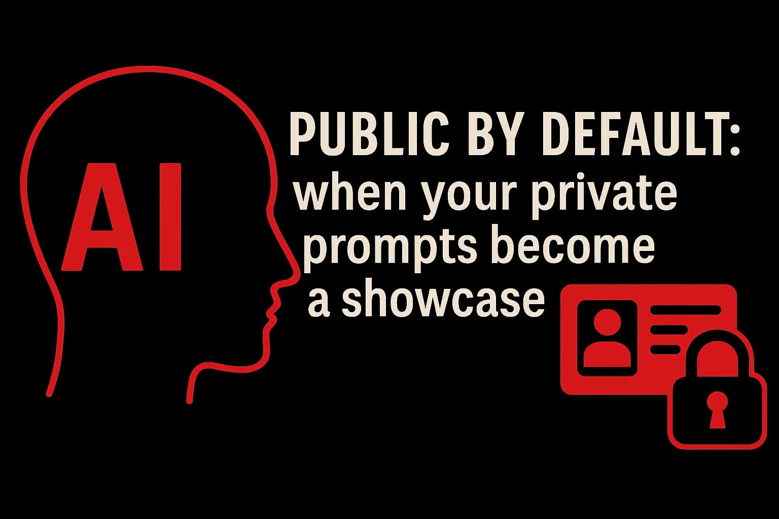 Public by Default: when your private prompts become a showcase